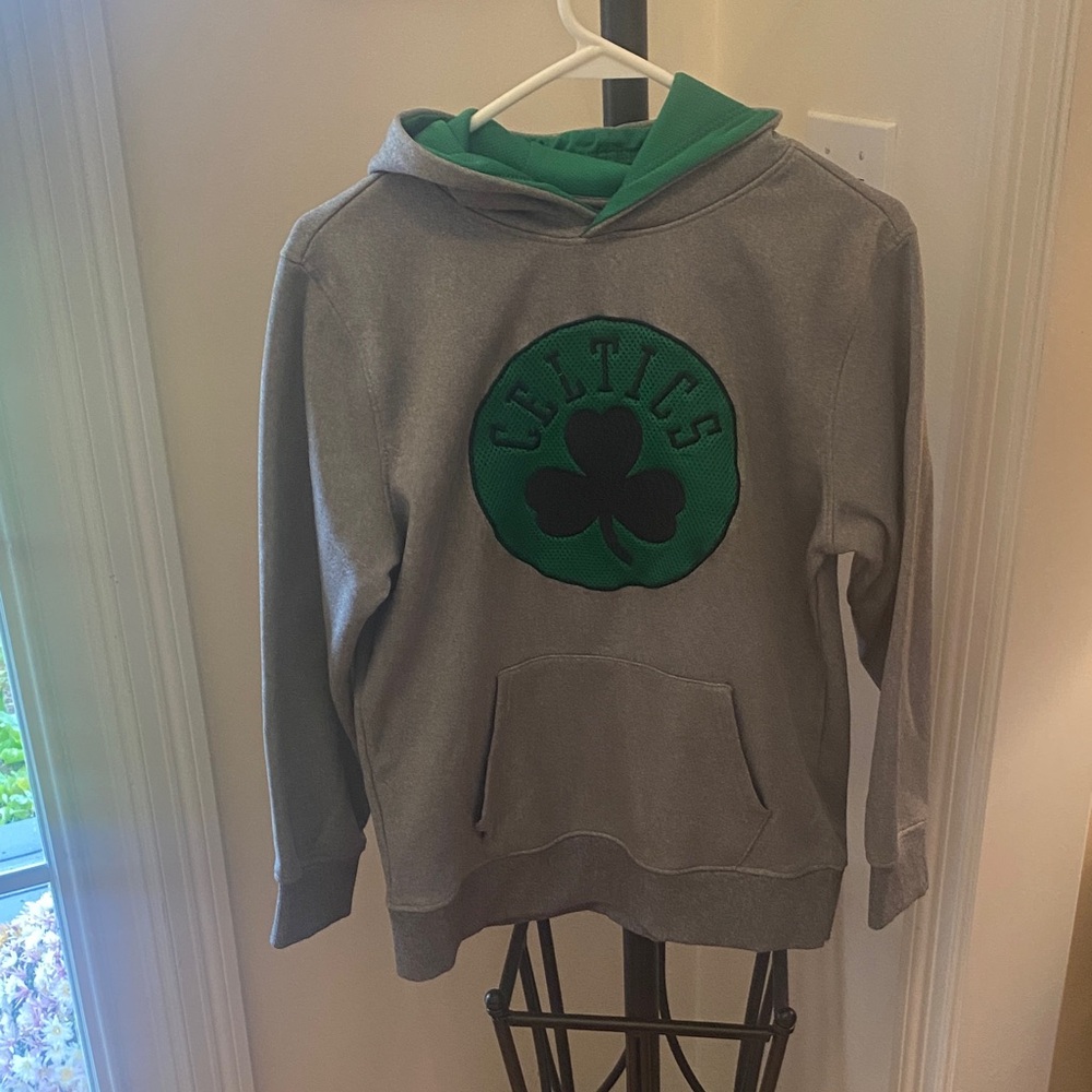 NBA Green and Gray Hoodie
